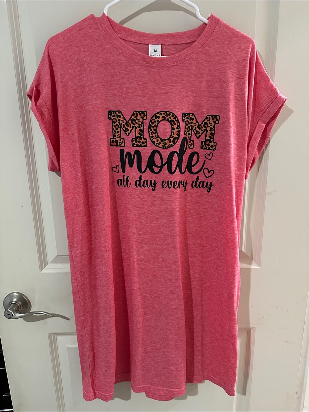 Source Unknown Pink 'Mom Mode' Midi Dress